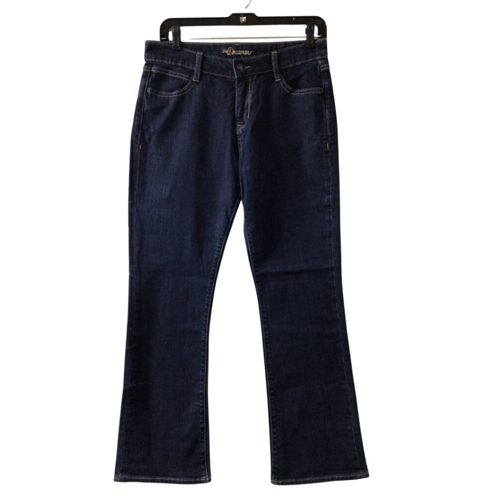 Old Navy Jeans Women’s 6 Short Blue Dreamer Bootcut Dark Wash Boot Cut Denim